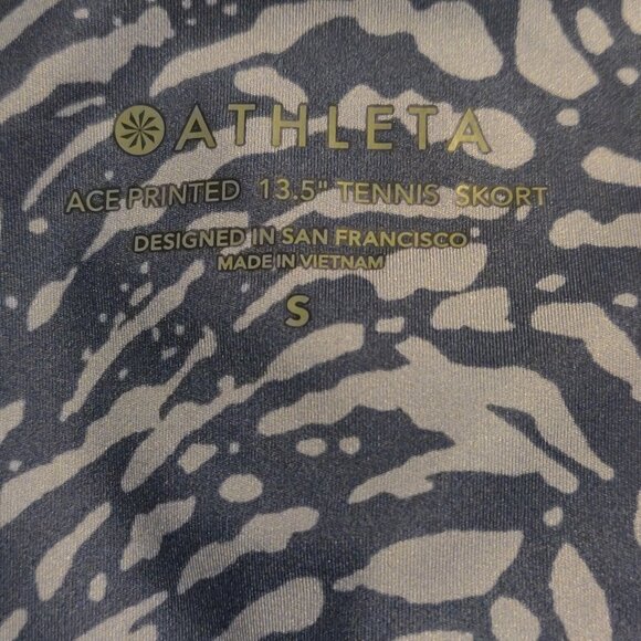 Athleta Ace Printed 13.5 Tennis Skort SIZE SMALL - Picture 4 of 8